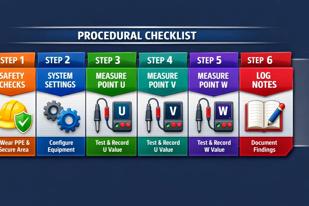 Checklist 6 bước đo điện áp biến tần đúng cách