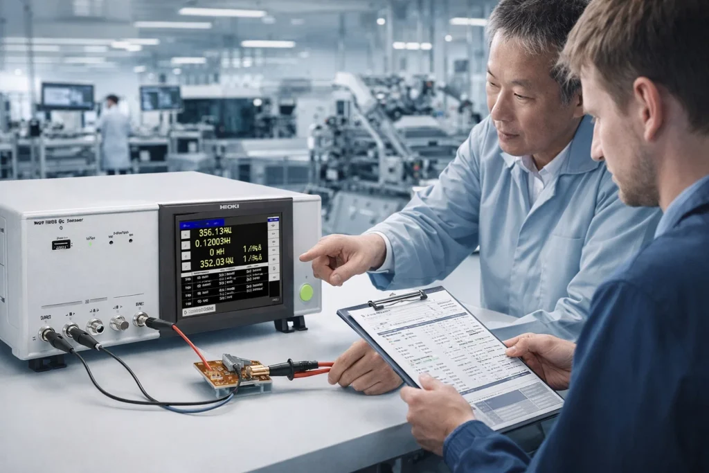 Thiết bị đo LCR IM3536 cho R&D và sản xuất linh kiện điện tử