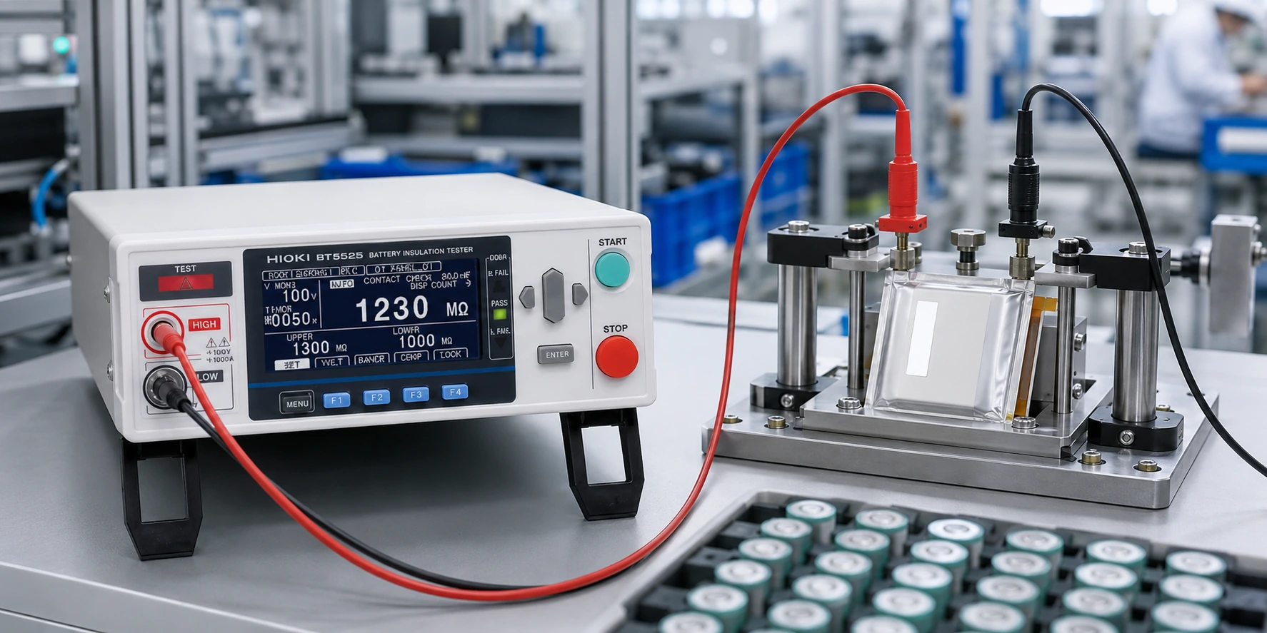 BT5525 sàng lọc lỗi cách điện ở cấp cell pin EV
